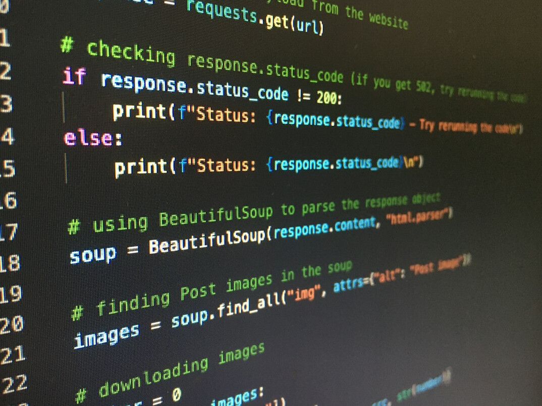 diverse students learning programming